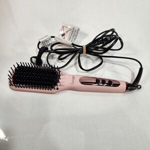 L'ange Le Vite Hair Brush Straightener Pink Blush Lange Thermal Ion Ceramic